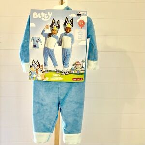 BBC Toddler Bluey Classic Costume Jumpsuit - Blue 2T‎